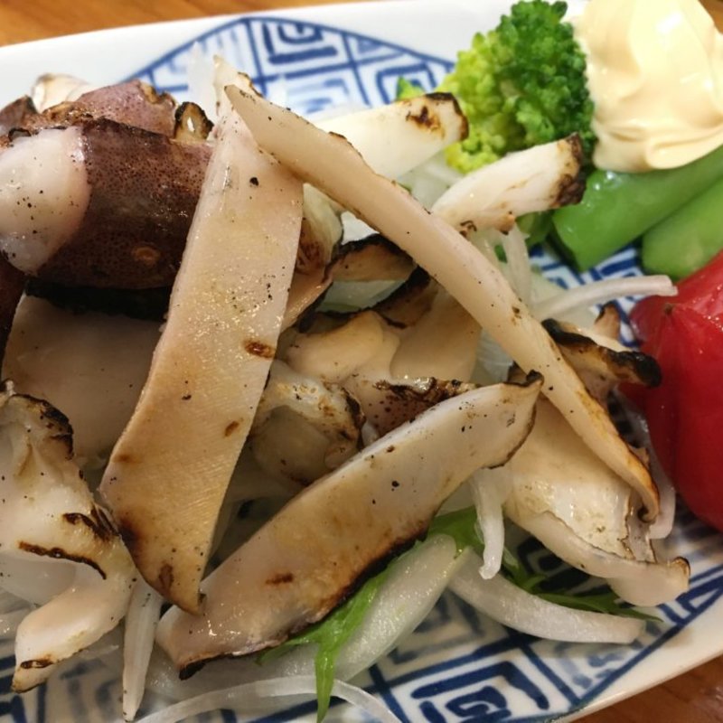 イカ下足の塩焼き(寿司割烹 松ふじ （マツフジ）)