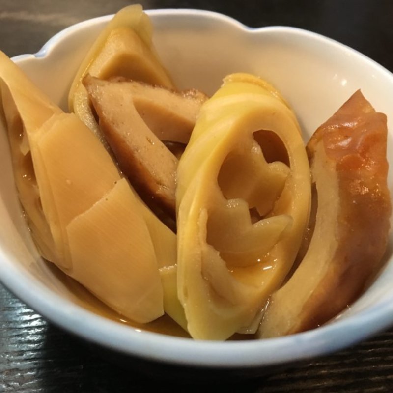 筍と竹輪の煮物(麻寿喜)