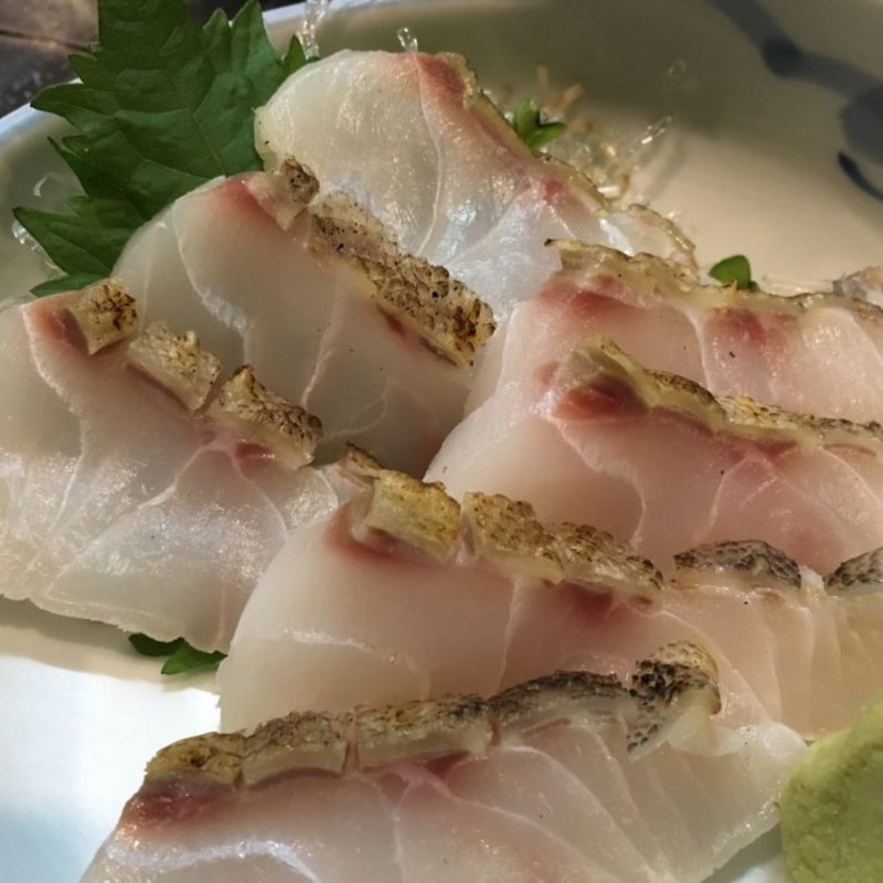 石鯛の刺身(麻寿喜)