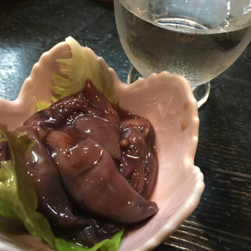 ホタルイカの沖漬け(麻寿喜)