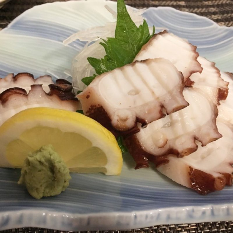 地だこの刺身(一品料理いなほ)