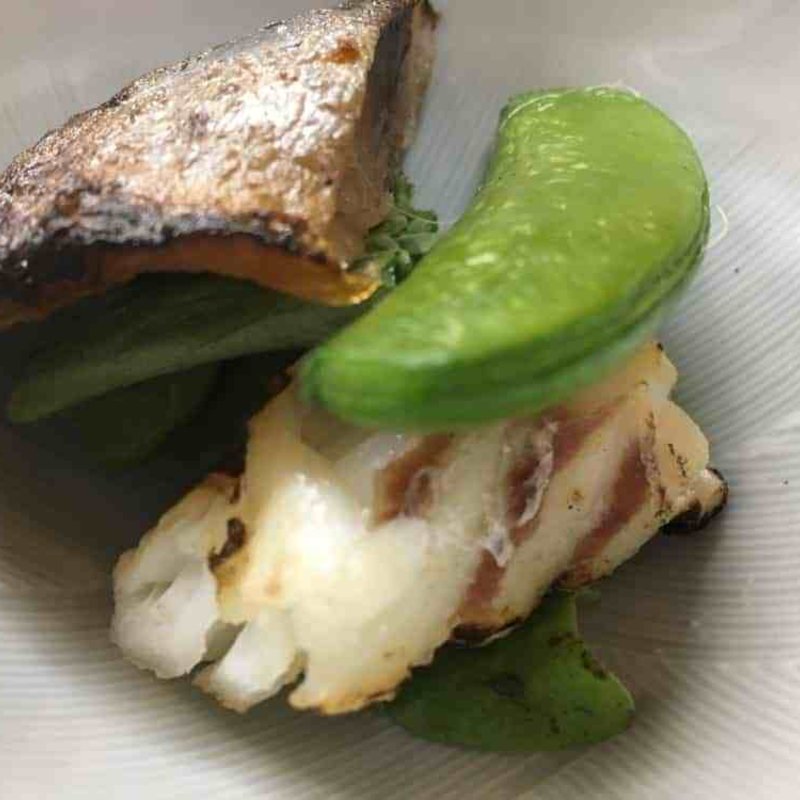 白身と青魚の塩焼き(寿司割烹 松ふじ （マツフジ）)