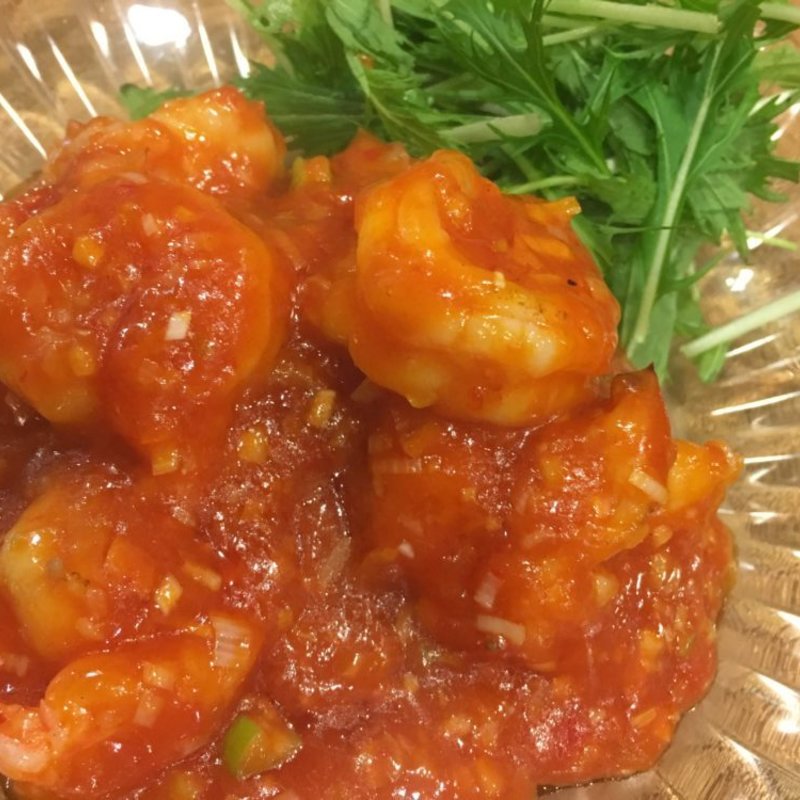 エビのチリソース(群来軒)