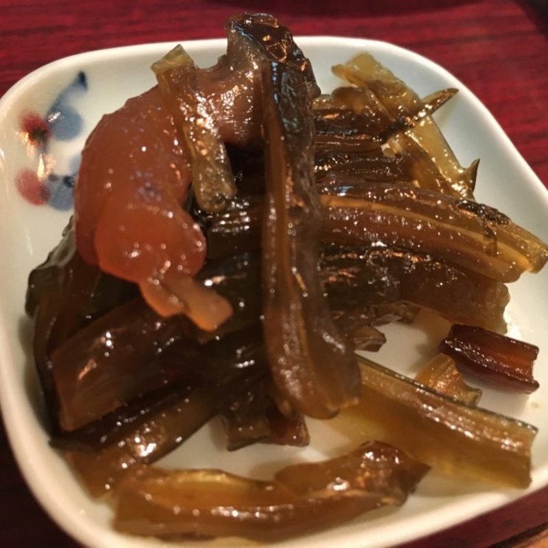 わかめの茎の佃煮(酒房 志波)