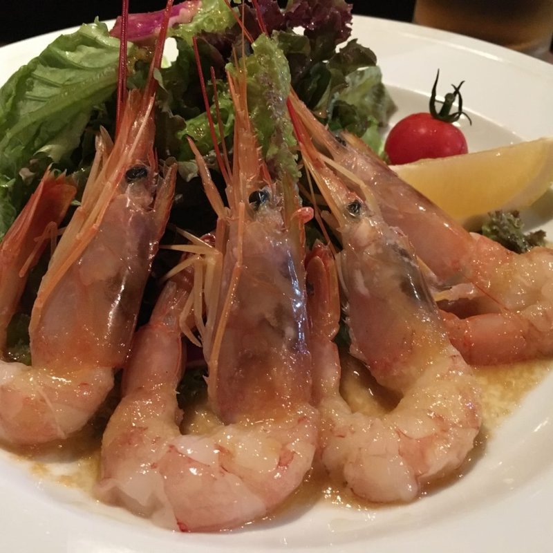 甘エビのカルパッチョ(VARIO)