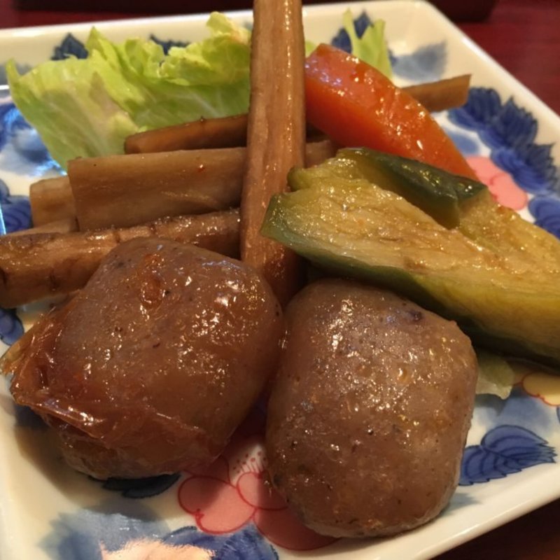 こんにゃくのおかか煮(酒房 志波)