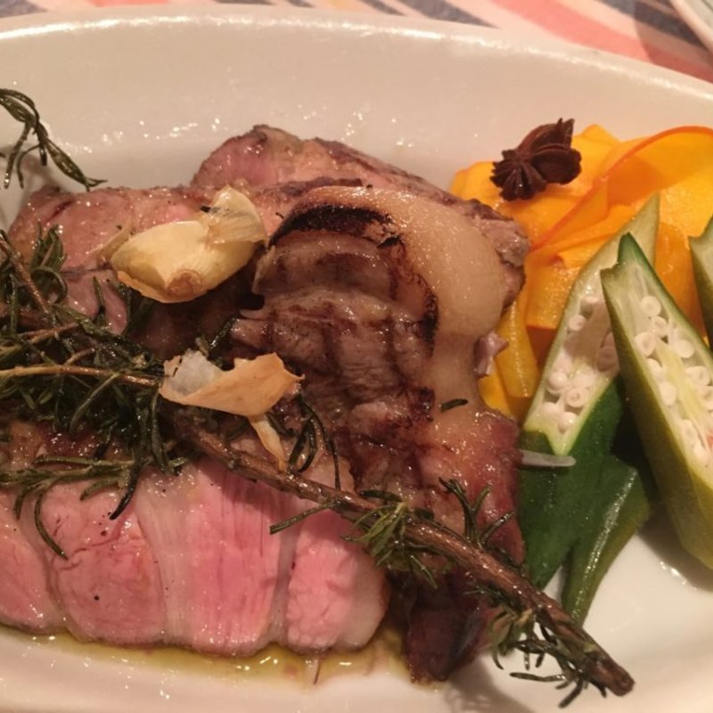 雲仙産豚ロース肉のローストローズマリー風味(ファミリア（famiglia）)