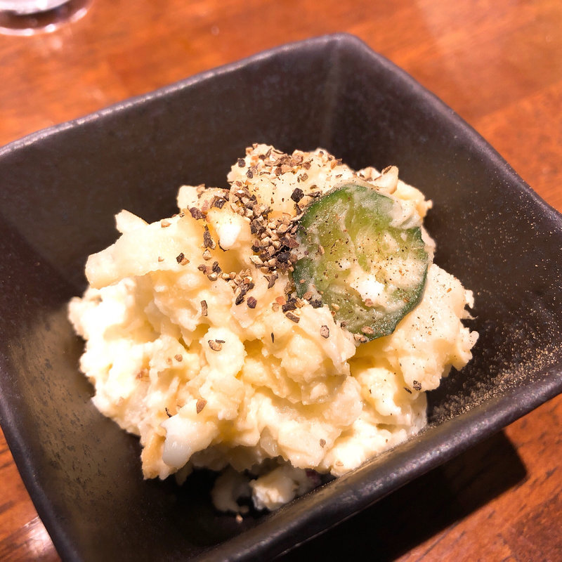 自家製ポテトサラダ(立呑み 魚椿 柳橋店)