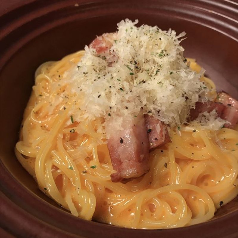 濃厚カルボナーラ(カッシーワE-ma梅田店)