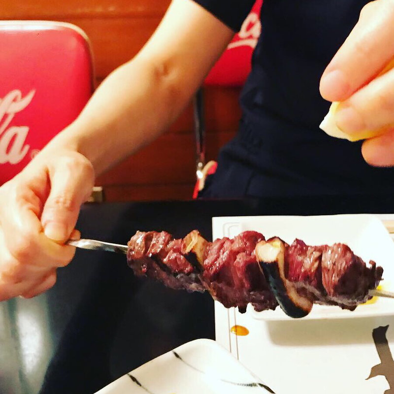 牛ハラミ串(やきとり処い志井 調布東口店)