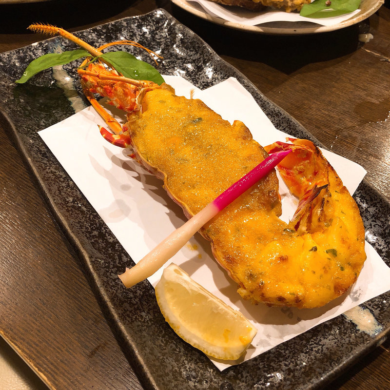 伊勢海老のウニ焼き(おふくろ亭 （おふくろてい）)