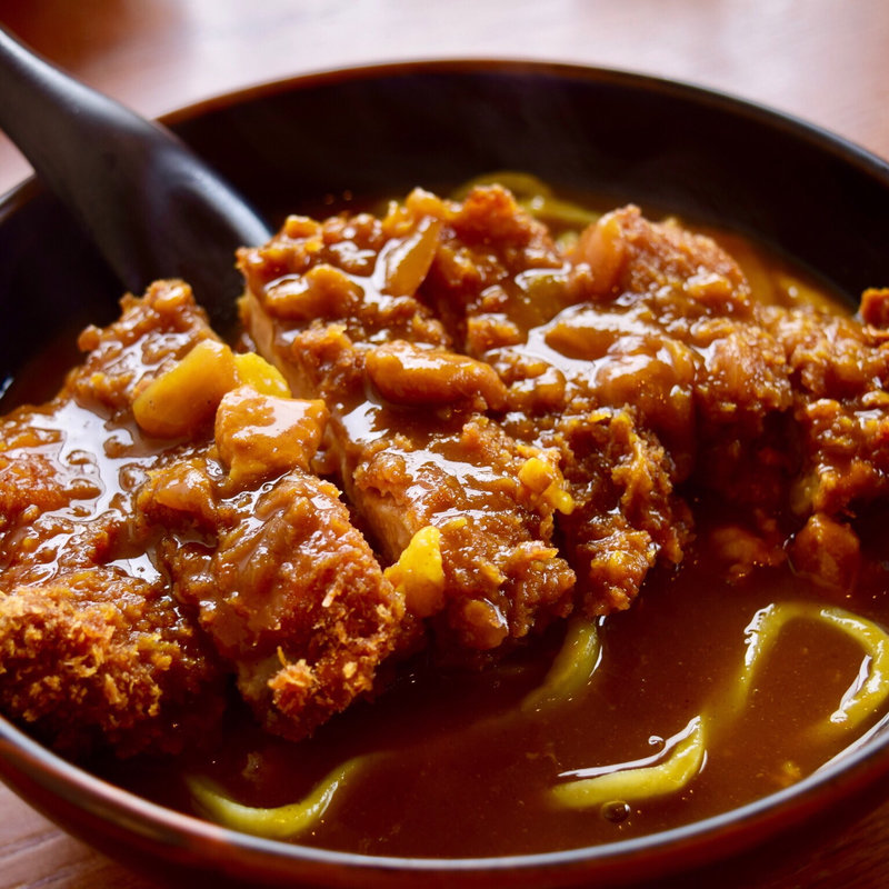 カツカレーうどん(名代一休庵 )