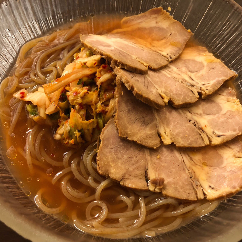 チャーシュー冷麺(冷めんの店 たかひ)