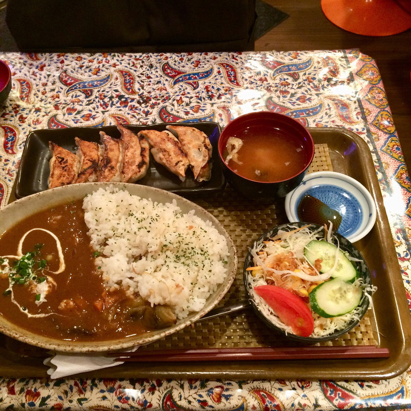 いわまセット(いわま餃子)