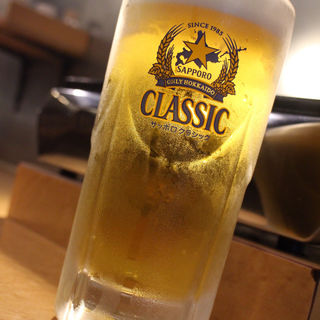 生ビール(ホルモン屋 かねちゃん)