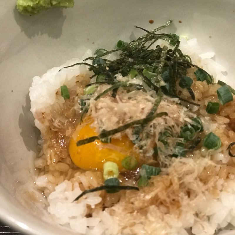 卵かけご飯(焼き鳥 わ家 住吉店)