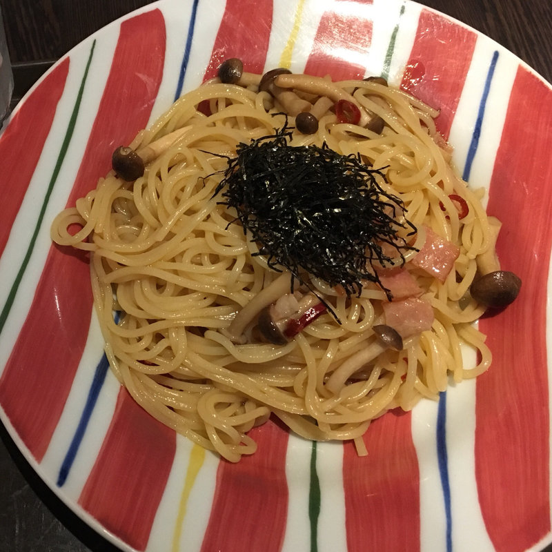 キノコとベーコンの和風パスタ(サンマルクカフェ 大阪本町店)