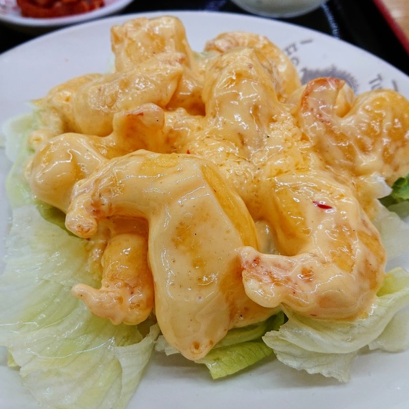 エビマヨ定食(喜来福)