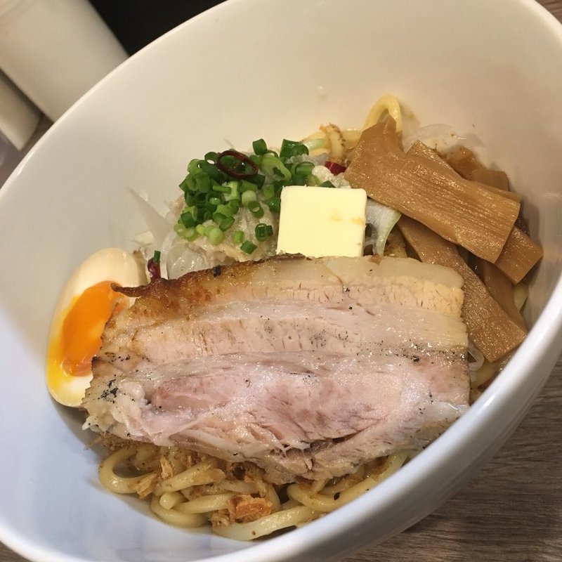 濃厚醤油汁なし(麺.丼Dining 夢者 三郷駅前店)