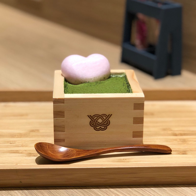 抹茶の和風ティラミス(むすび茶屋&犬山日和 弐番館)