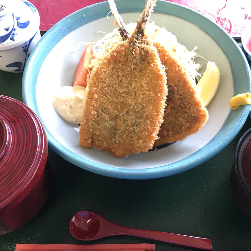 鯵フライ定食(西熱海ゴルフコース　レストラン )