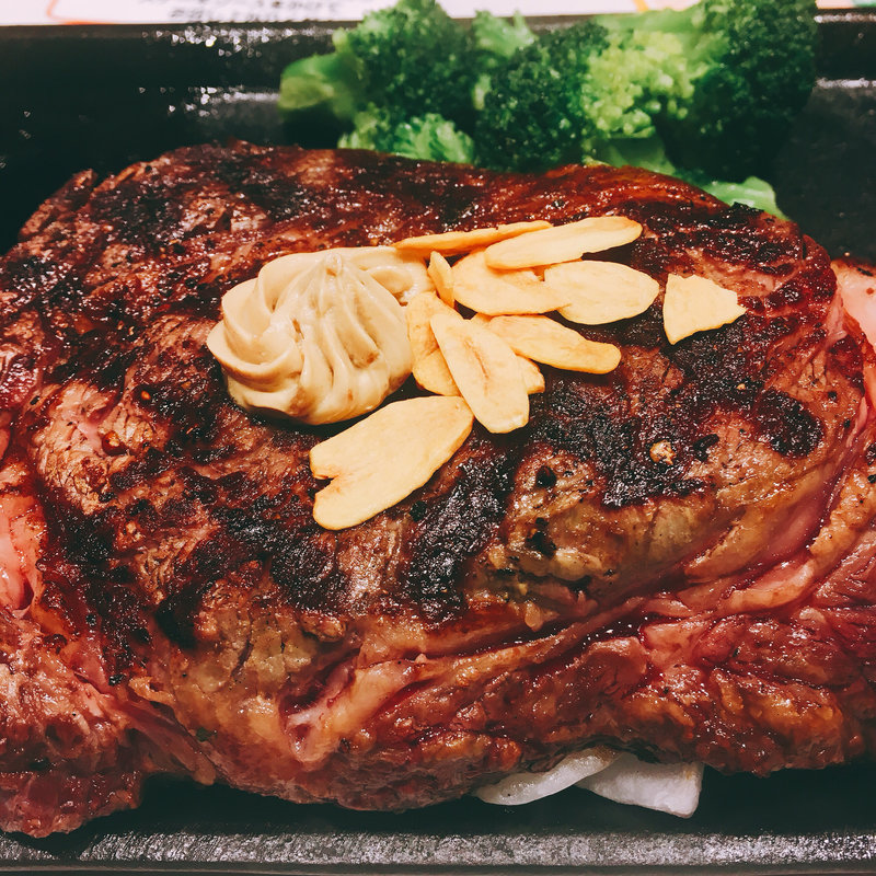 マイリブステーキ400g(いきなりステーキ横浜元町店)