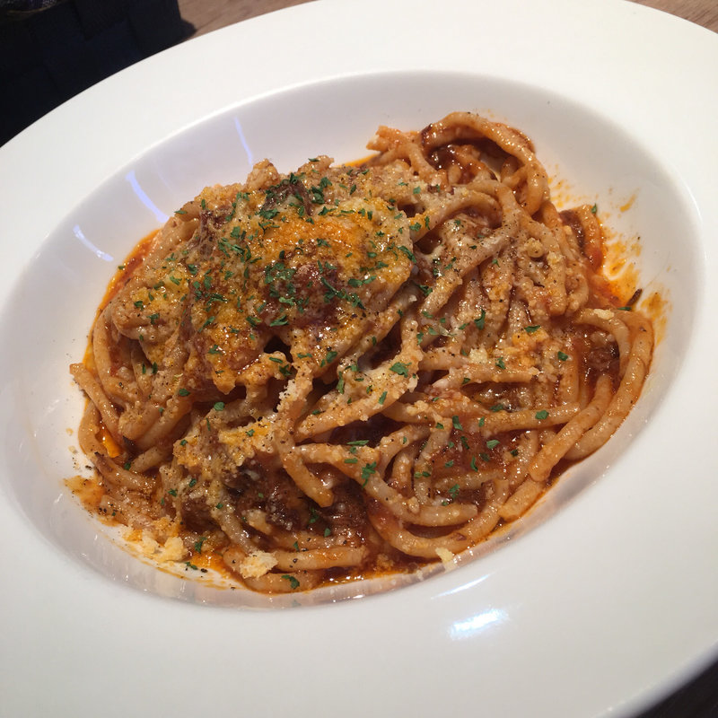 牛スジのラグー(NaNairo PasTa)