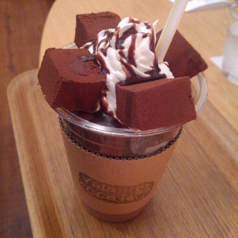わらび餅チョコアイスラテ(ヴィーダカフェ 一関店 （VidaCafe）)