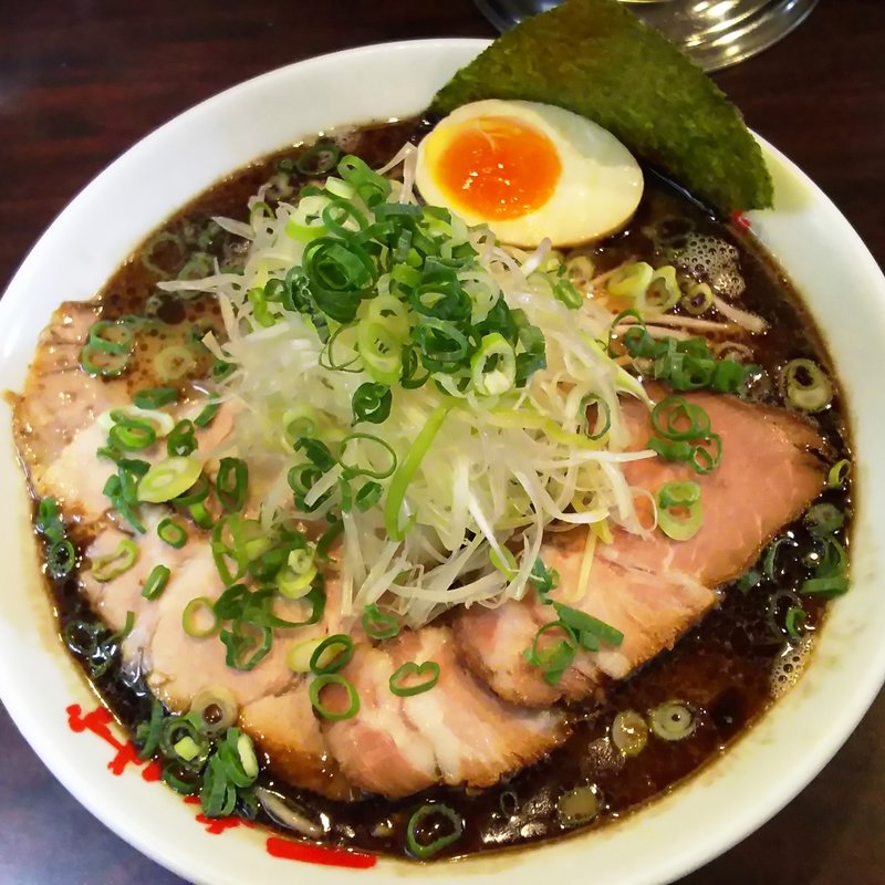 ネギチャーシューメン＋味付け玉子(なんつッ亭 川崎店)