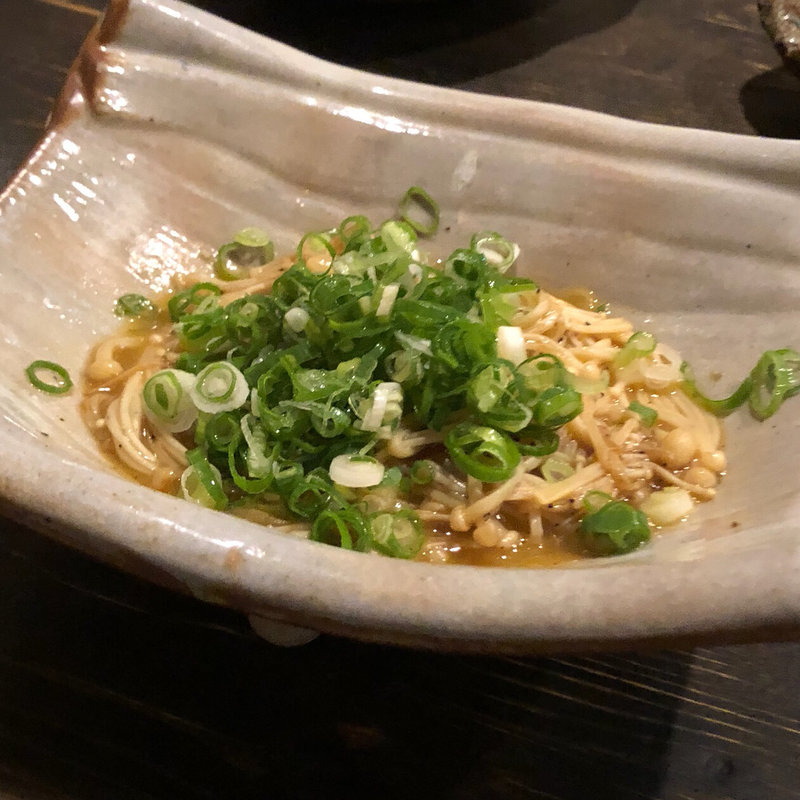 えのきバターぽんず(串焼きと炉端のお店 なべ家)