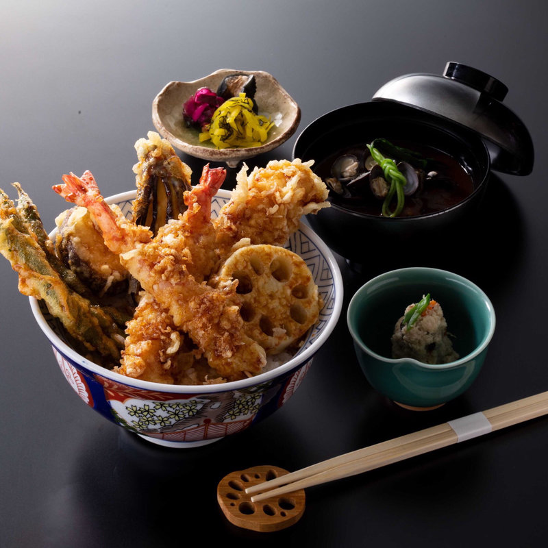 蓮の庭天丼(赤坂 蓮の庭)