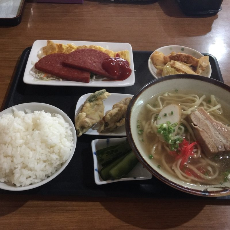 日替り定食（沖縄そば）(ふくぎ食堂 )