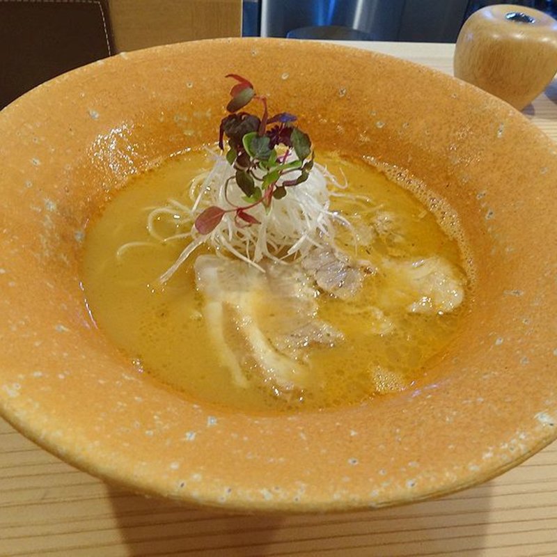 甘海老の濃厚ラーメン+春よこい十割麺(やまなからーめん)