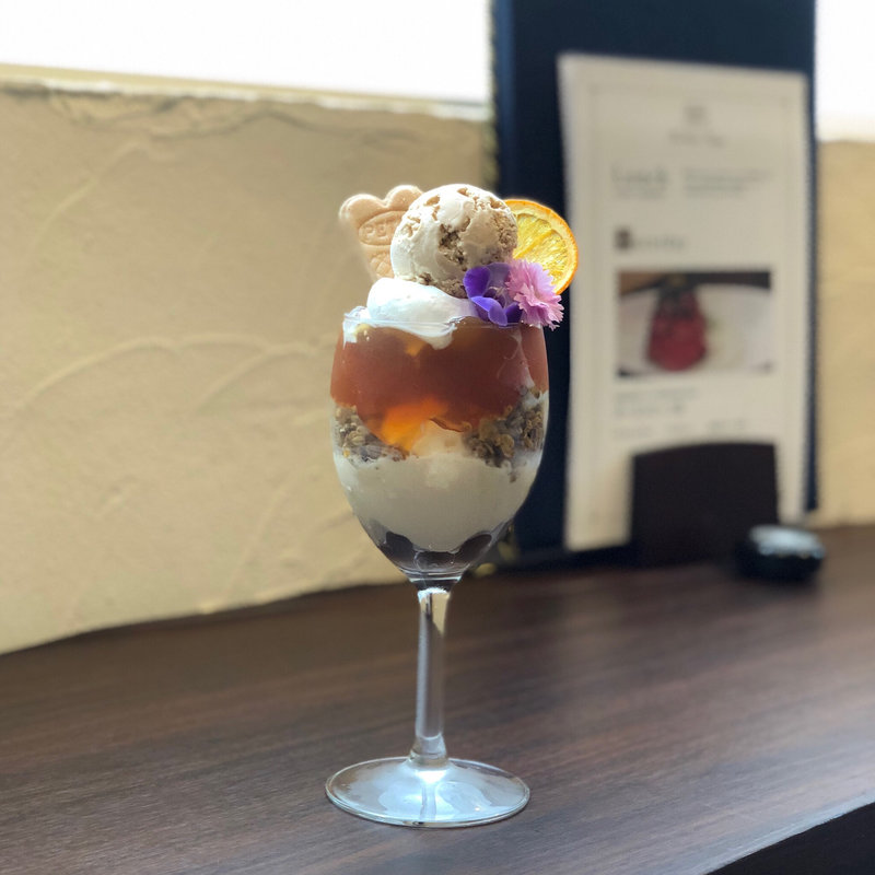 mの紅茶パフェ(ロンネフェルト・ティ・サロン・名古屋)