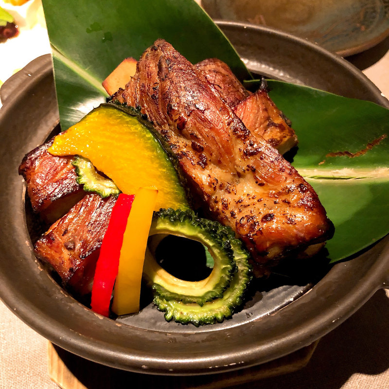 沖縄風スペアリブ ソーキ炙り(グスク )