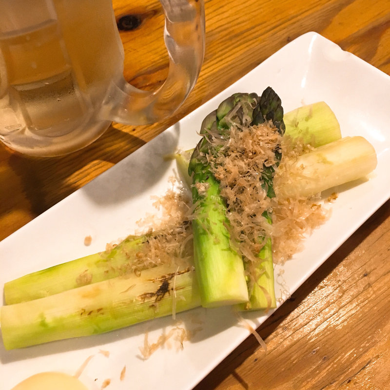 アスパラ焼き(立ち飲み ますらお)