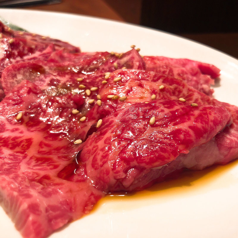 和牛上赤身（上ロース）(焼肉 しゃぶしゃぶ びーふてい)