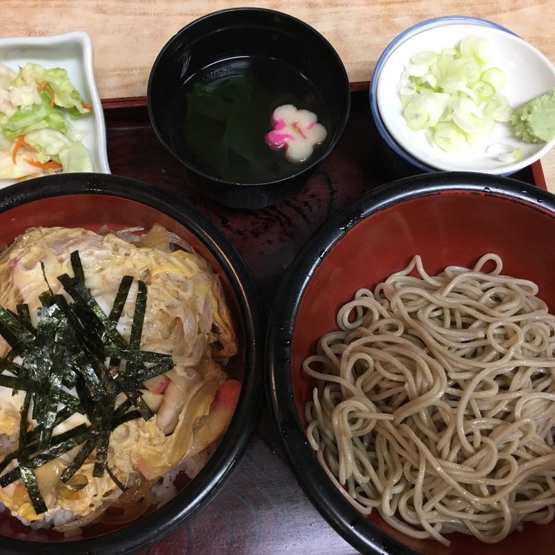 親子丼セット(大村庵)