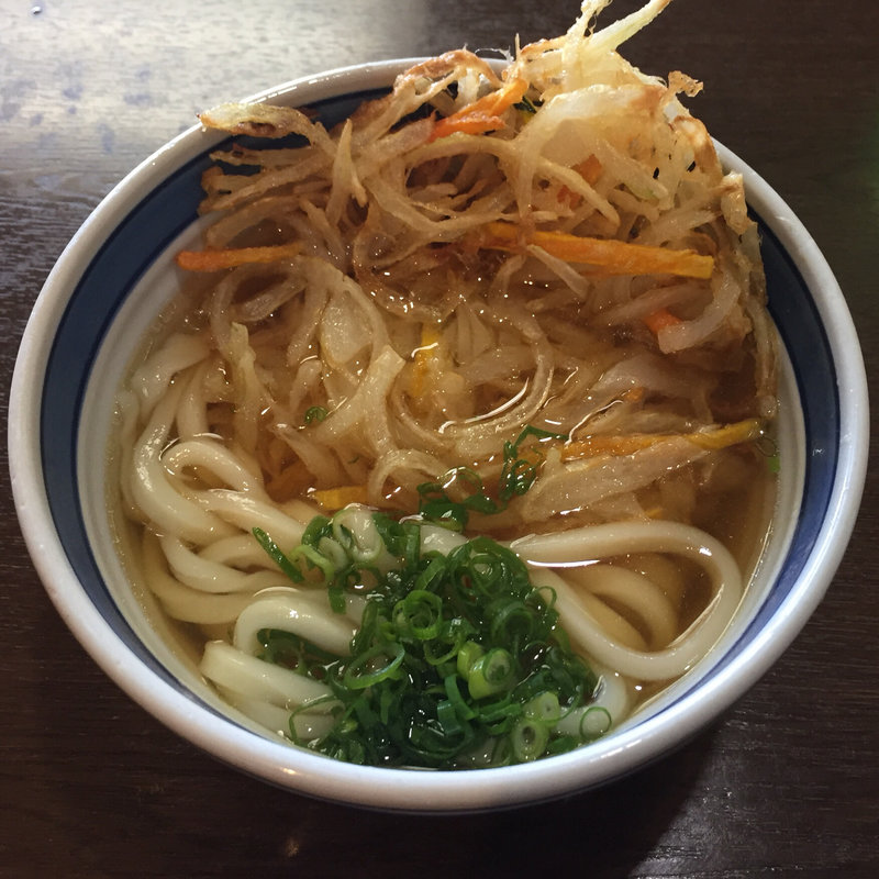かきあげうどん(さぬき麺業 高松空港店 （さぬきめんぎょう）)
