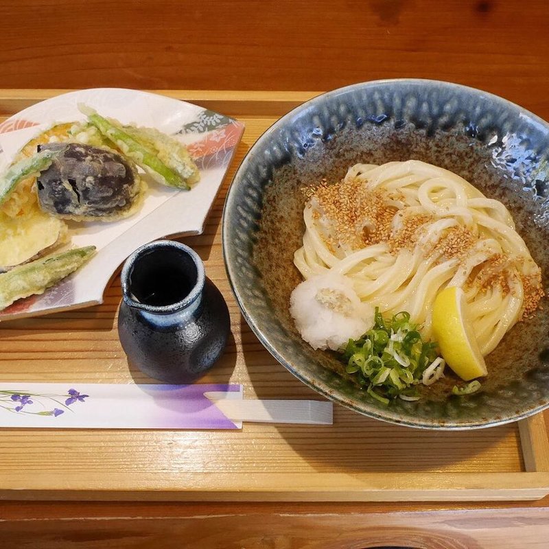 地産 野菜のぶっかけのうどん(てつや)