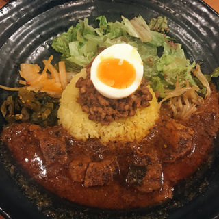 ろかプレート(ラムカレー選択)(SPICY CURRY 魯珈 (スパイシーカレー ろか))