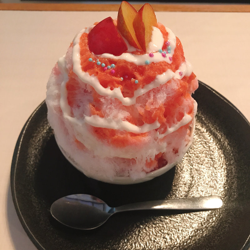 プラム(かき氷 蔦)