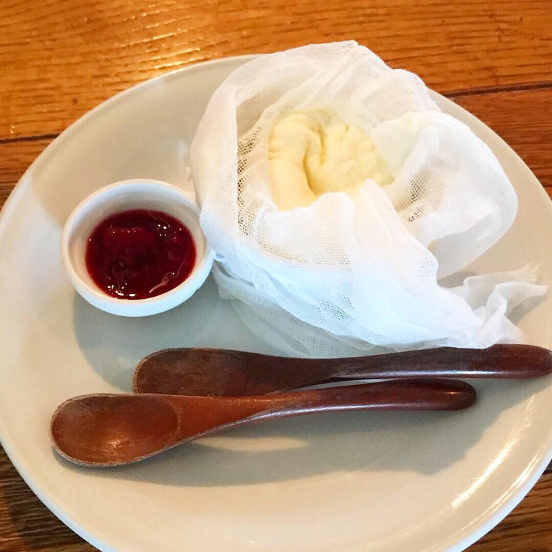 レアチーズケーキ(cafe&bar anthem)