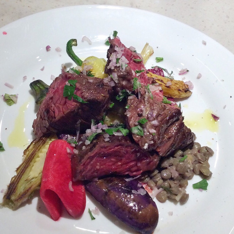 牛ハラミのジューシーステーキ(ダルマット 六本木ヒルズ店)