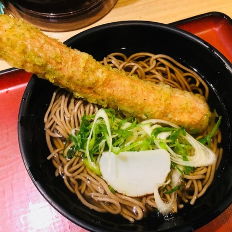 ちくわ天そば(麺家 新大阪駅上り)