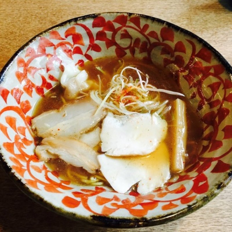 天津飯セットの醤油ラーメン(麺屋巧)