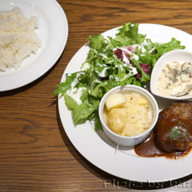 なれにく特製ハンバーグ(ビストロ 熟肉 （なれにく）)