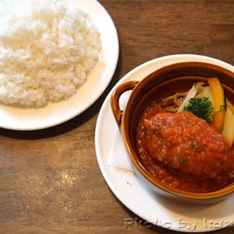 煮込みハンバーグ(ハンバーグ&ステーキ おが屋)