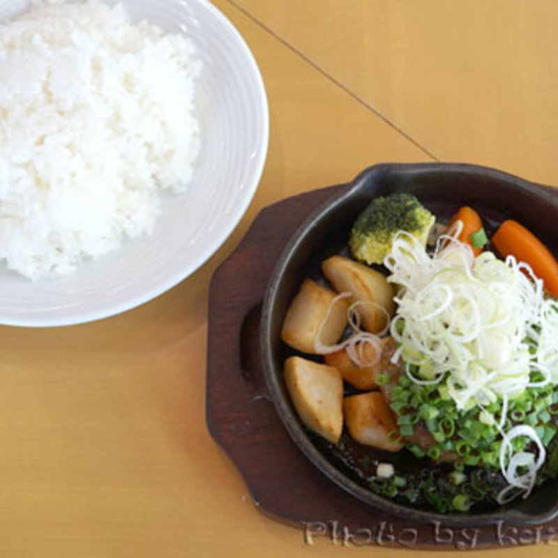 ハンバーグステーキ 和風葱まみれ(エビスバー 霞が関コモンゲート店 （YEBISU BAR）)