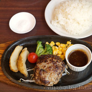 宮崎産和牛ハンバーグランチセット(150g)(ハンバーグ・ステーキ宮崎亭)